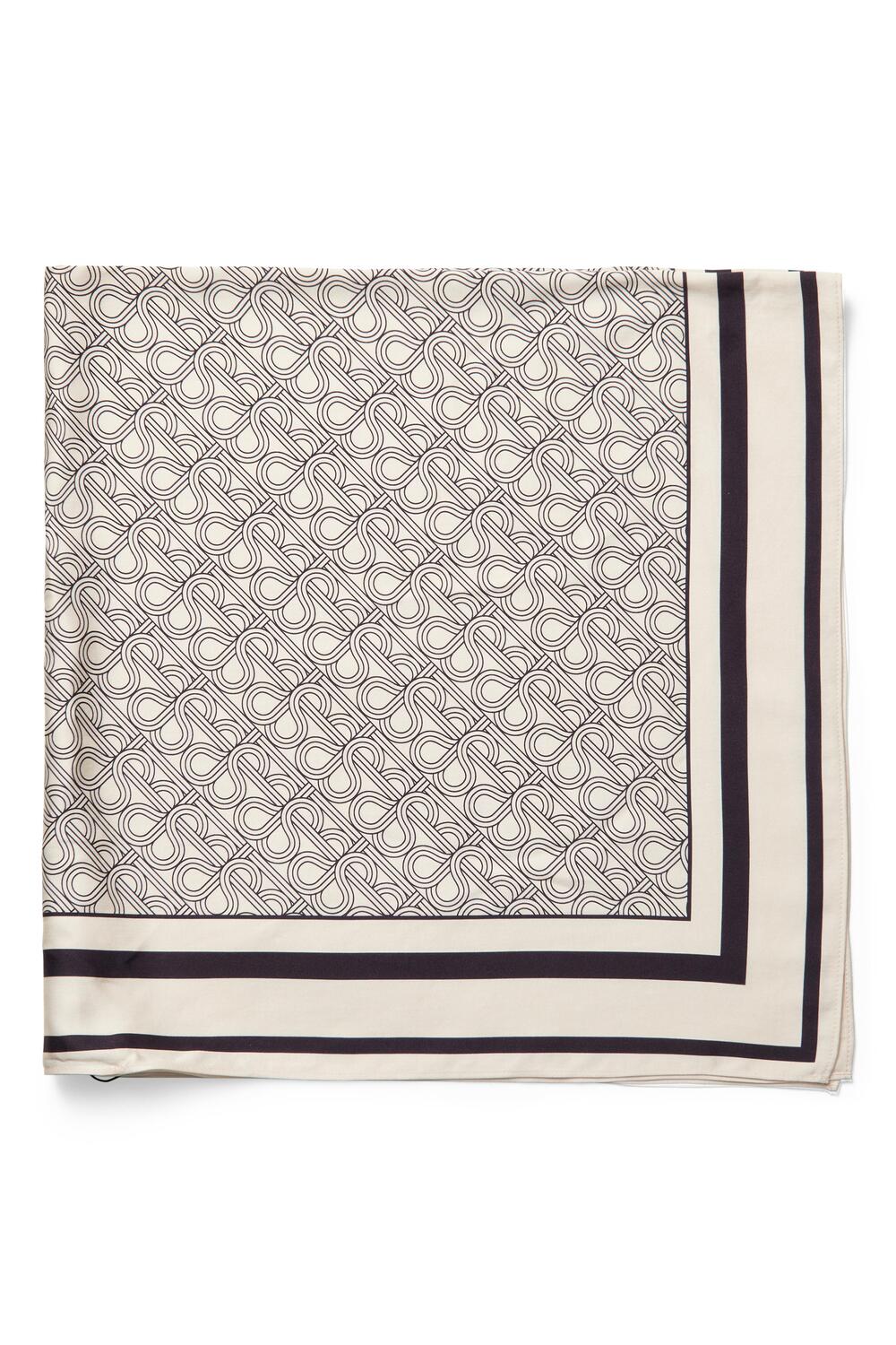 Monogram tørklæde - Whitecap Gray